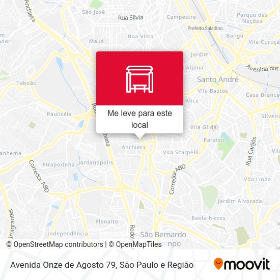 Avenida Onze de Agosto 79 mapa