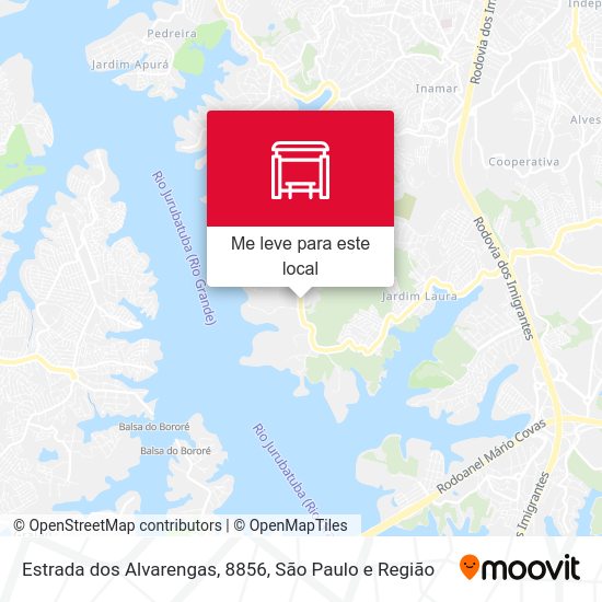 Estrada dos Alvarengas, 8856 mapa