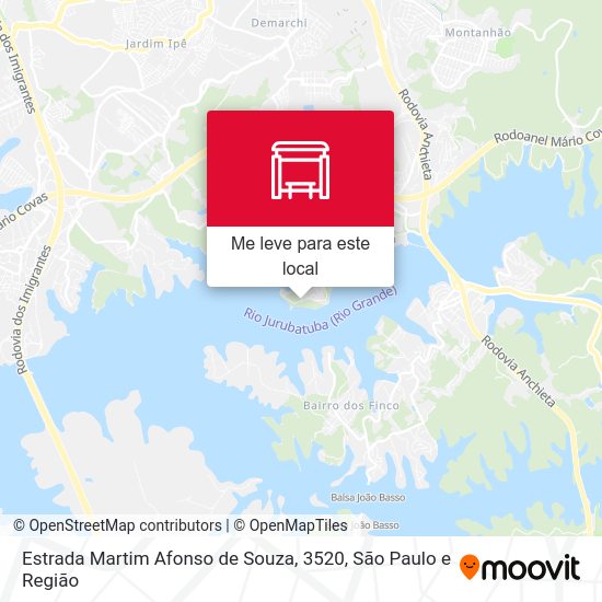 Estrada Martim Afonso de Souza, 3520 mapa