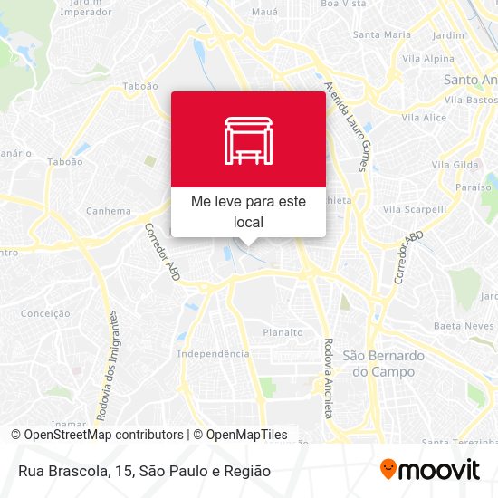 Rua Brascola, 15 mapa