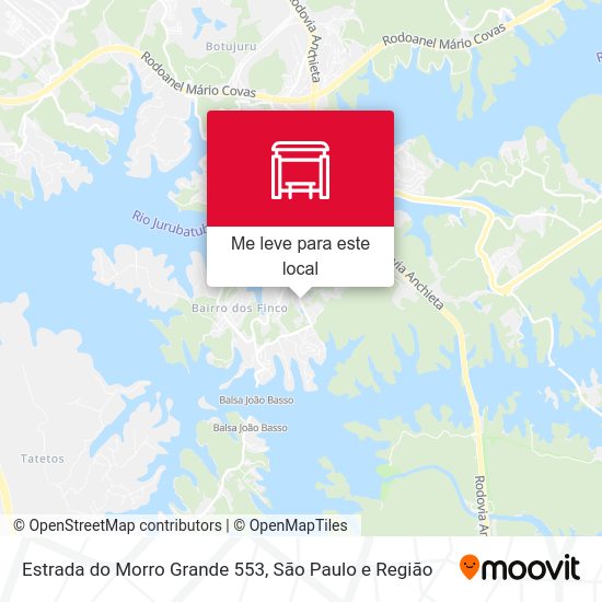 Estrada do Morro Grande 553 mapa