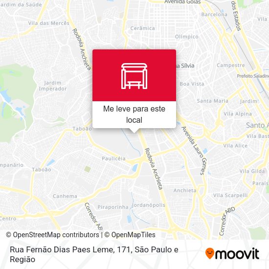 Rua Fernão Dias Paes Leme, 171 mapa