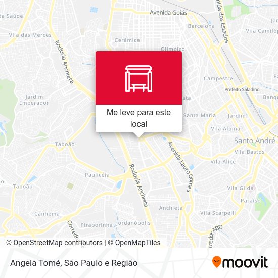 Angela Tomé mapa