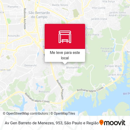 Av Gen Barreto de Menezes, 953 mapa