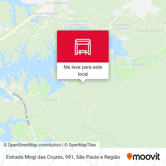 Estrada Mogi das Cruzes, 991 mapa