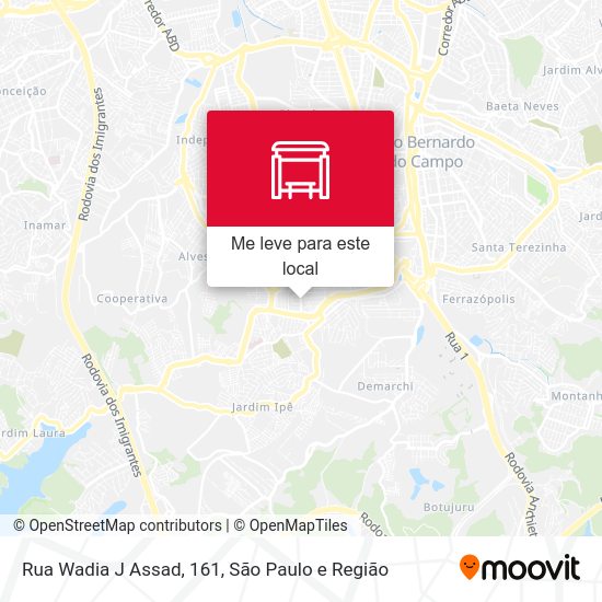 Rua Wadia J Assad, 161 mapa