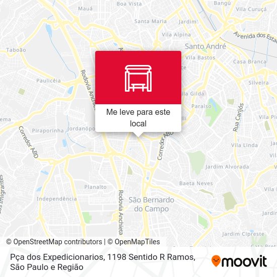 Pça dos Expedicionarios, 1198 Sentido R Ramos mapa