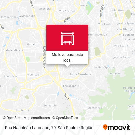 Rua Napoleão Laureano, 79 mapa