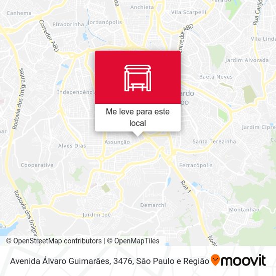 Avenida Álvaro Guimarães, 3476 mapa