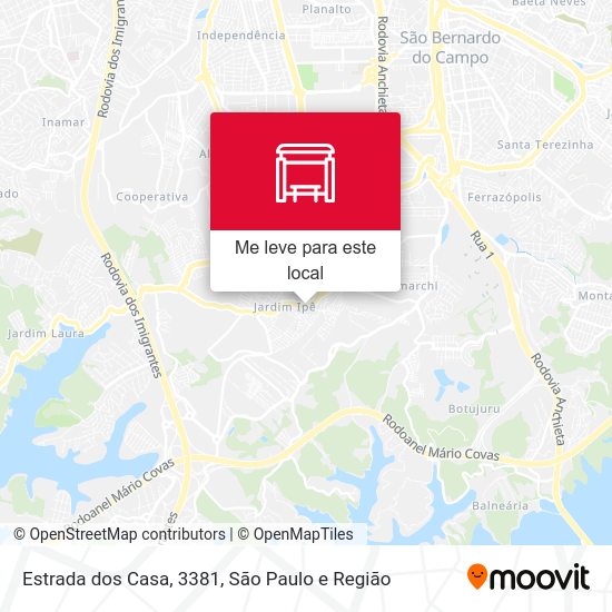 Estrada dos Casa, 3381 mapa