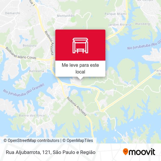 Rua Aljubarrota, 121 mapa