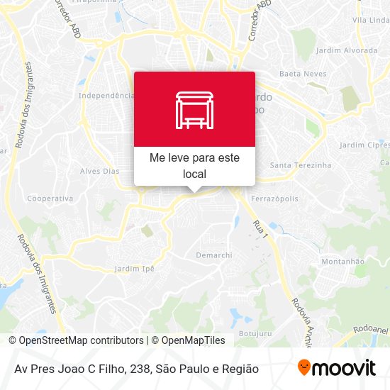 Av Pres Joao C Filho, 238 mapa