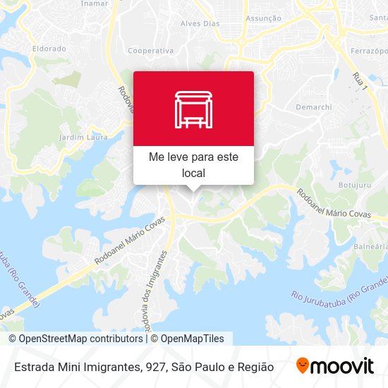 Estrada Mini Imigrantes, 927 mapa