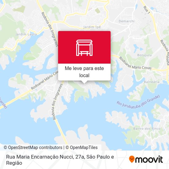 Rua Maria Encarnação Nucci, 27a mapa