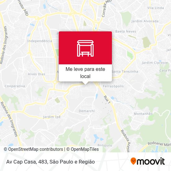Av Cap Casa, 483 mapa