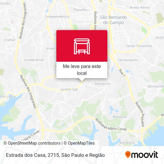 Estrada dos Casa, 2715 mapa