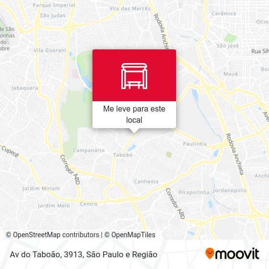 Av do Taboão, 3913 mapa