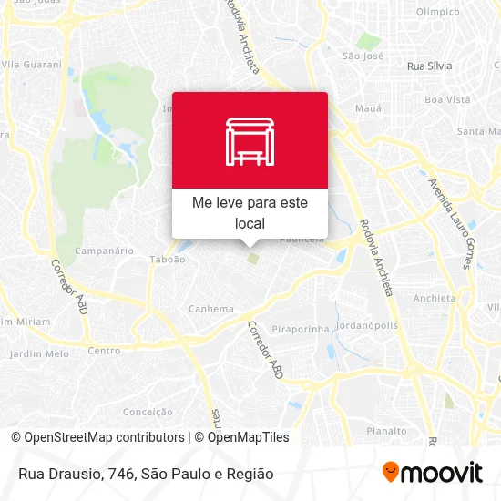Rua Drausio, 746 mapa