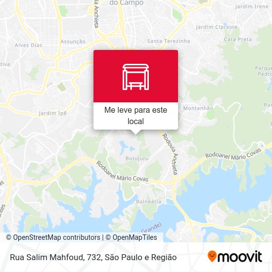 Rua Salim Mahfoud, 732 mapa