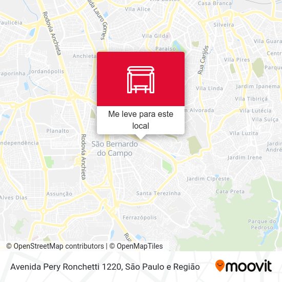 Avenida Pery Ronchetti 1220 mapa