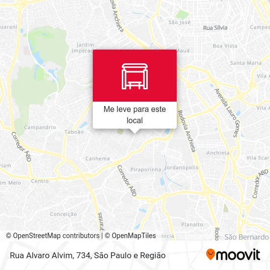 Rua Alvaro Alvim, 734 mapa