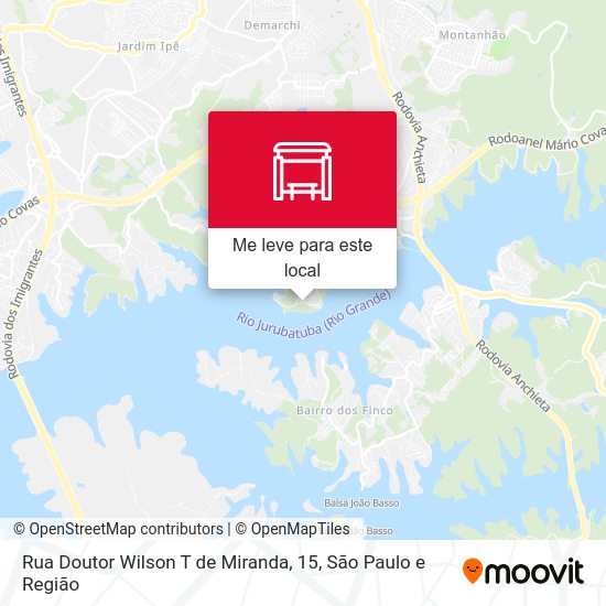 Rua Doutor Wilson T de Miranda, 15 mapa