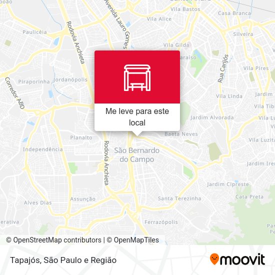 Tapajós mapa