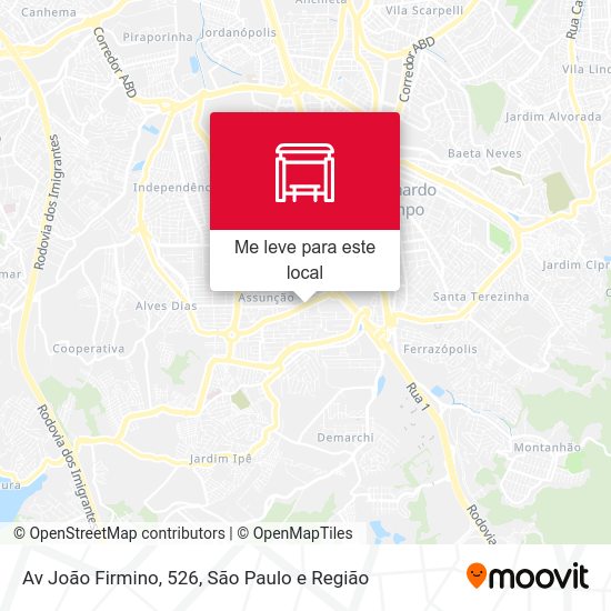 Av João Firmino, 526 mapa
