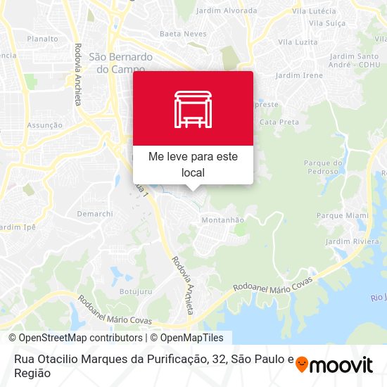 Rua Otacilio Marques da Purificação, 32 mapa