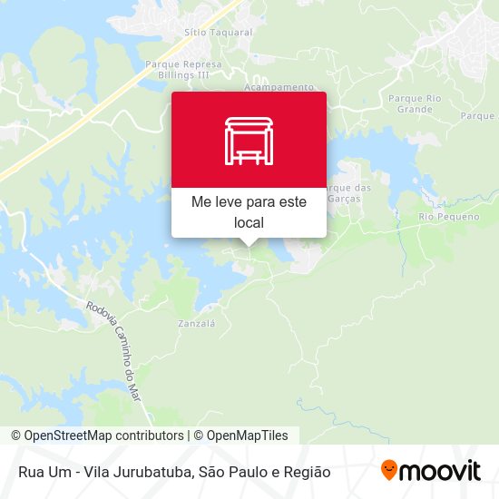 Rua Um - Vila Jurubatuba mapa