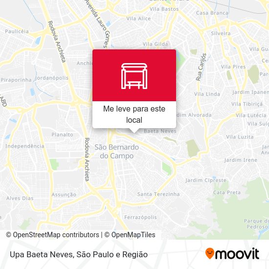 Upa Baeta Neves mapa