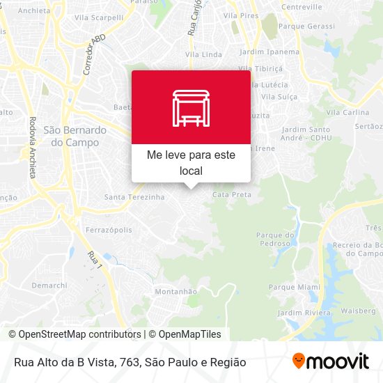 Rua Alto da B Vista, 763 mapa