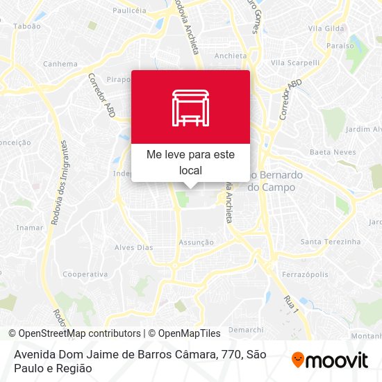 Avenida Dom Jaime de Barros Câmara, 770 mapa