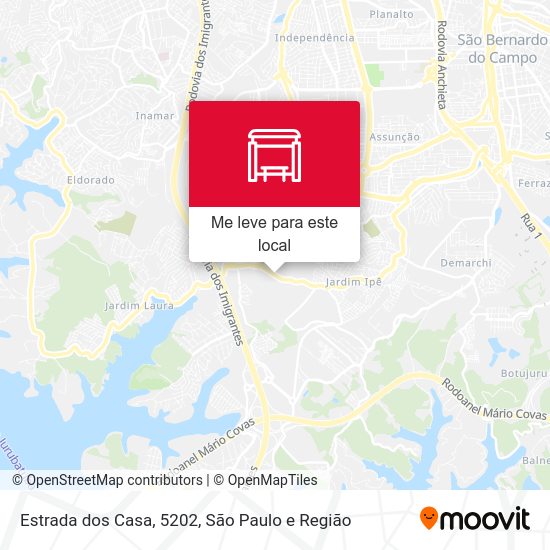 Estrada dos Casa, 5202 mapa