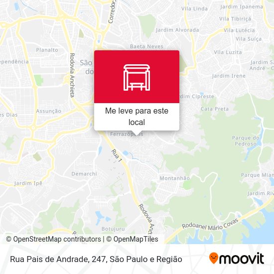 Rua Pais de Andrade, 247 mapa