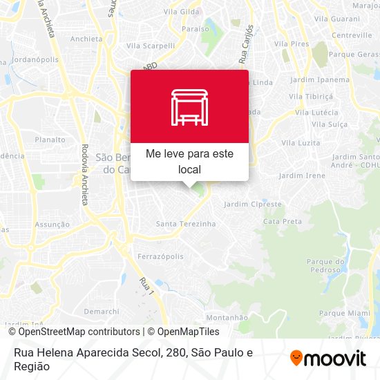 Rua Helena Aparecida Secol, 280 mapa