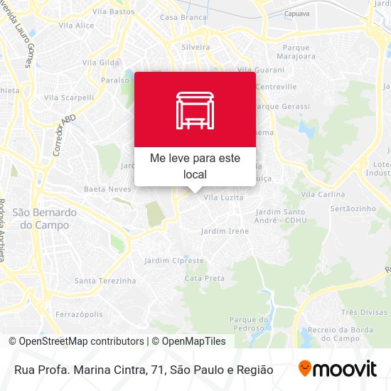 Rua Profa. Marina Cintra, 71 mapa