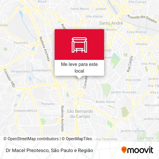 Dr Macel Preotesco mapa