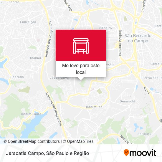 Jaracatia Campo mapa