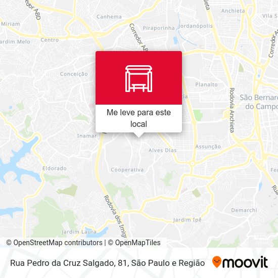 Rua Pedro da Cruz Salgado, 81 mapa