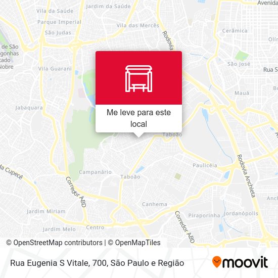Rua Eugenia S Vitale, 700 mapa