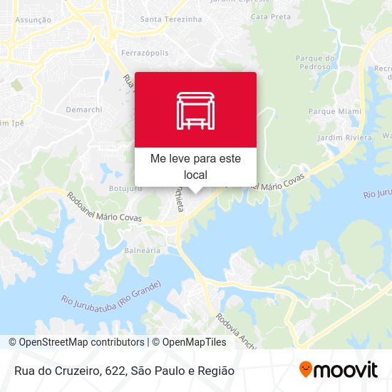 Rua do Cruzeiro, 622 mapa