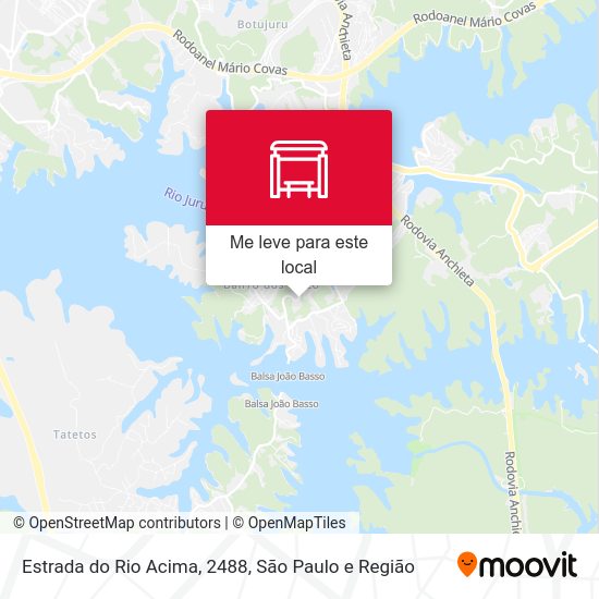Estrada do Rio Acima, 2488 mapa