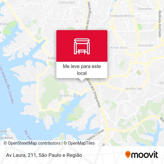 Av Laura, 211 mapa