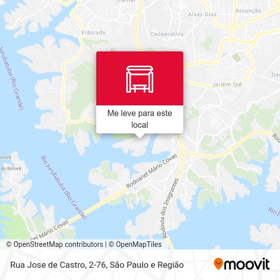 Rua Jose de Castro, 2-76 mapa