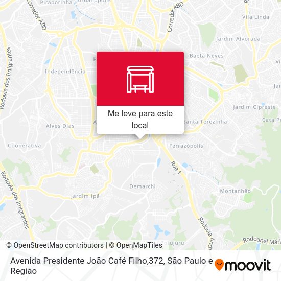 Avenida Presidente João Café Filho,372 mapa