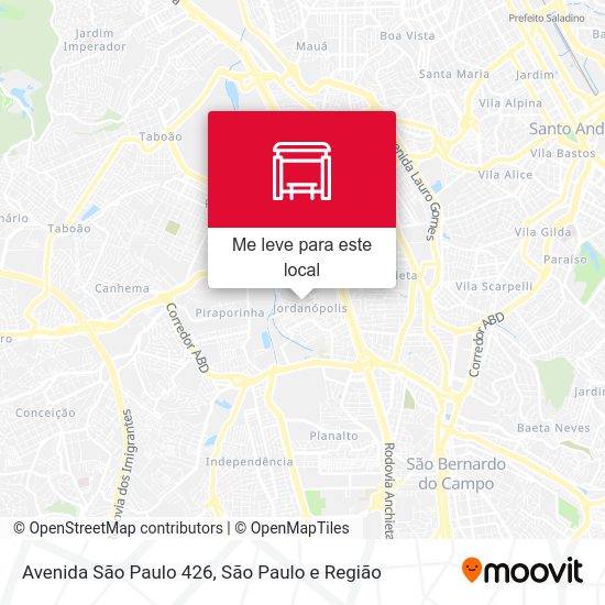Avenida São Paulo 426 mapa