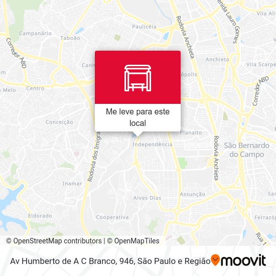 Av Humberto de A C Branco, 946 mapa