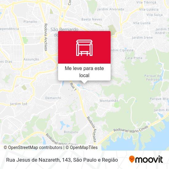 Rua Jesus de Nazareth, 143 mapa