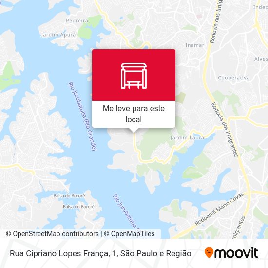 Rua  Cipriano Lopes França, 1 mapa